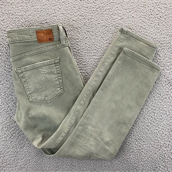 AG Adriano Goldschmied The Ex-Boyfriend Slim Slouchy Distressed Crop Jeans 26R - Picture 6 of 16
